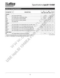 ISPLSI 1048E-70LT Datasheet Page 10