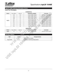 ISPLSI 1048E-70LT Datasheet Page 17