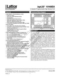 ISPLSI 1048EA-170LT128 Datasheet Cover