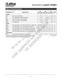 ISPLSI 1048EA-170LT128 Datasheet Page 8