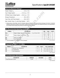 ISPLSI 2032E-225LJ44 Datasheet Page 3