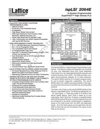 ISPLSI 2064E-200LT100 Datasheet Cover