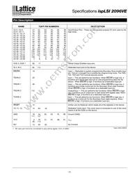 ISPLSI 2096VE-250LT128 Datasheet Page 11