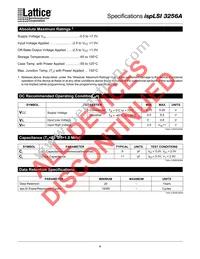 ISPLSI 3256A-70LQI Datasheet Page 5