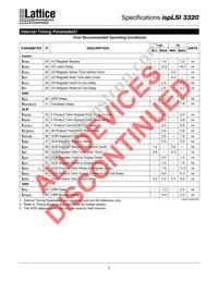 ISPLSI 3320-70LQ Datasheet Page 8