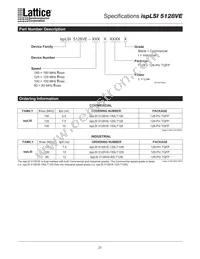 ISPLSI 5128VE-80LT128I Datasheet Page 21