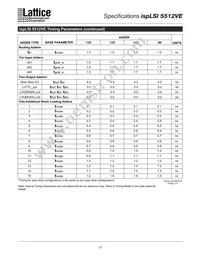 ISPLSI 5512VE-80LF388I Datasheet Page 17