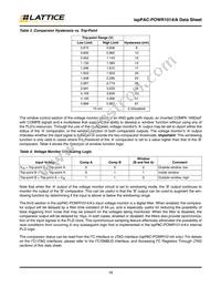ISPPAC-POWR1014A-02T48I Datasheet Page 18