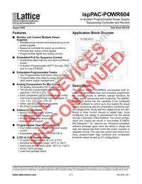 ISPPAC-POWR604-01TN44I Datasheet Page 2