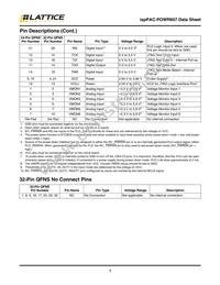 ISPPAC-POWR607-01N32I Datasheet Page 3