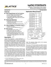 ISPPAC-POWR6AT6-01NN32I Datasheet Cover