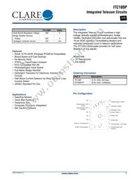 ITC100PTR Datasheet Cover