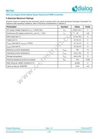 IW1709-11 Datasheet Page 4