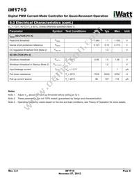 IW1710-01 Datasheet Page 4