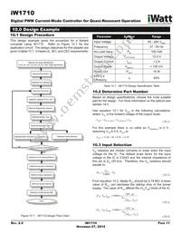 IW1710-01 Datasheet Page 11