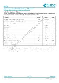 IW1799-32B Datasheet Page 4