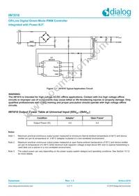 IW1810-00 Datasheet Page 2