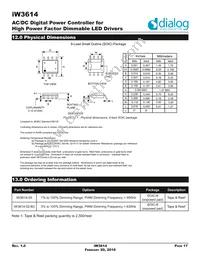 IW3614-00 Datasheet Page 17