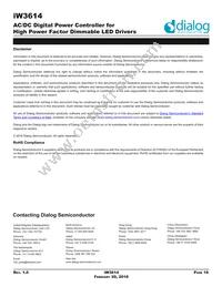 IW3614-00 Datasheet Page 18