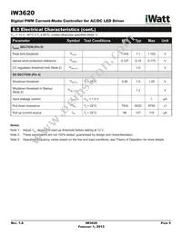 IW3620-00 Datasheet Page 5