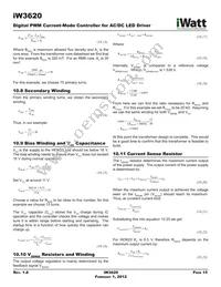 IW3620-00 Datasheet Page 15