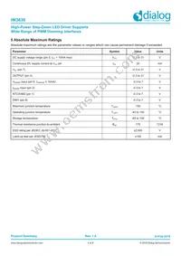 IW3638-31 Datasheet Page 4