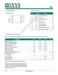 IX2127NTR Datasheet Page 3