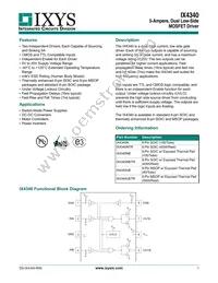 IX4340NETR Datasheet Cover
