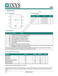 IX4340NETR Datasheet Page 3