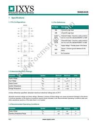 IX4425N Datasheet Page 3