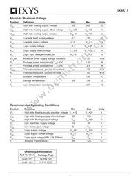 IX4R11S3T/R Datasheet Page 3