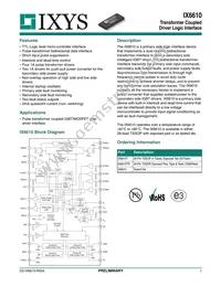IX6610TR Datasheet Cover