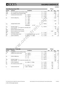 IXA30RG1200DHG-TUB Datasheet Page 2