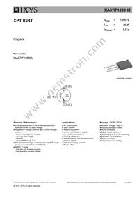 IXA37IF1200HJ Datasheet Cover