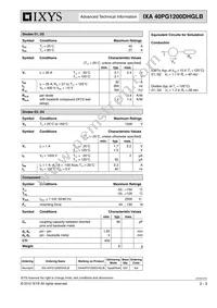 IXA40PG1200DHG-TUB Datasheet Page 2
