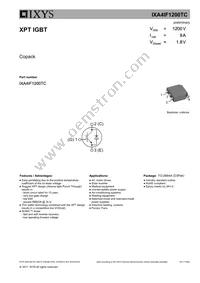 IXA4IF1200TC-TUB Datasheet Cover