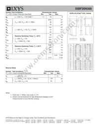 IXBF20N300 Datasheet Page 2
