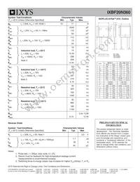 IXBF20N360 Datasheet Page 2