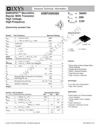 IXBF50N360 Datasheet Cover