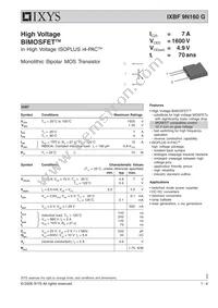 IXBF9N160G Datasheet Cover