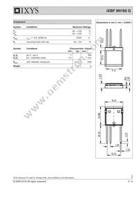 IXBF9N160G Datasheet Page 2