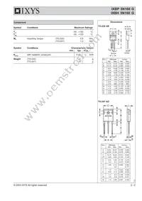 IXBH5N160G Datasheet Page 2
