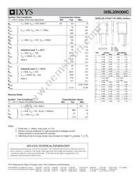 IXBL20N300C Datasheet Page 2