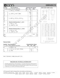 IXBR42N170 Datasheet Page 2