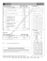 IXBT42N170A Datasheet Page 2