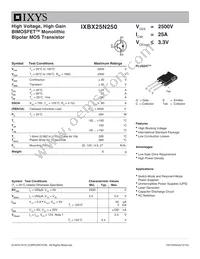 IXBX25N250 Datasheet Cover