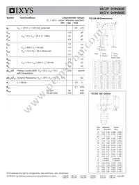 IXCY01N90E Datasheet Page 2