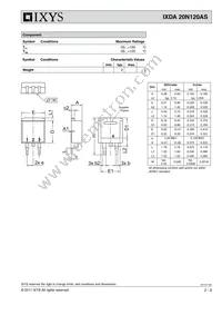 IXDA20N120AS-TUB Datasheet Page 2