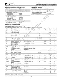 IXDD408YI Datasheet Page 2