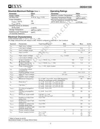 IXDD415SI Datasheet Page 2